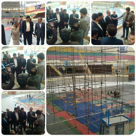 آماده سازی ورزشگاههای رضا زاده و شهید آسمانی اردبیل برای برگزاری مسابقات والیبال امیدهای آسیا در مراحل نهایی است
