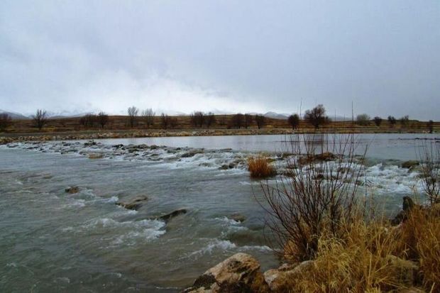 برخی از رودخانه‌های غرب اصفهان خروشان شد