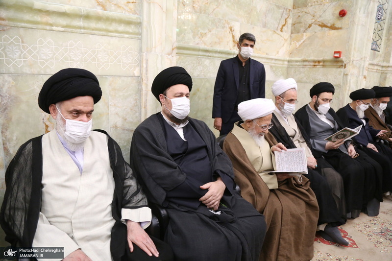 مراسم بزرگداشت همسر آیت الله جوادی آملی در مسجد اعظم قم