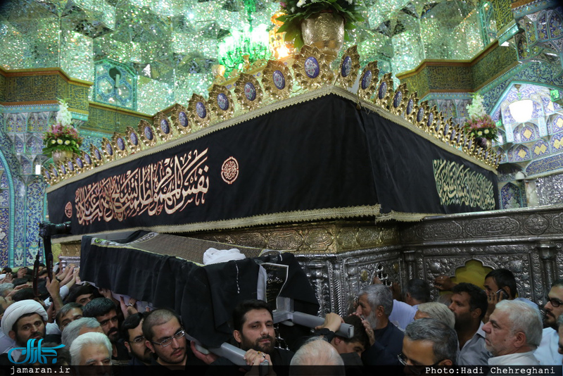 تشییع و خاکسپاری آیت الله روح الله شاه آبادی(ره)