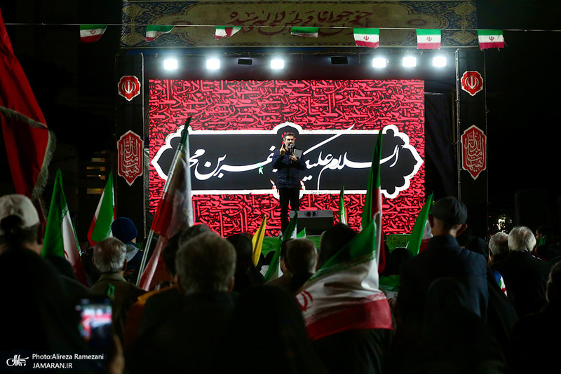 چهل و چهارمين شب اجتماع پرشور مردم در تهرانپارس