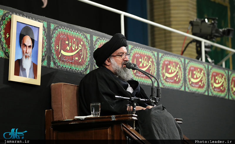 آخرین شب مراسم عزاداری حضرت فاطمه‌زهرا(س) در حسینیه امام خمینی 