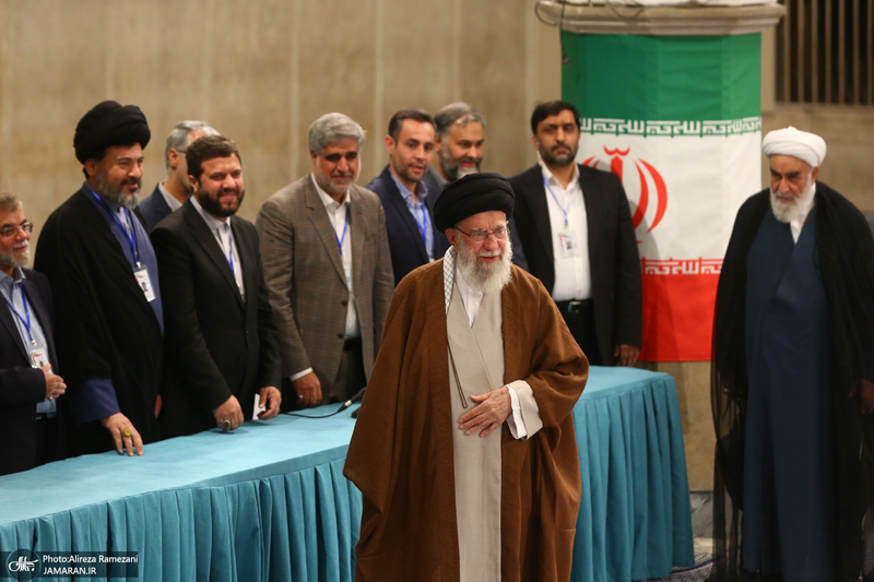 حضور رهبر انقلاب در دور دوم انتخابات مجلس شورای اسلامی