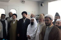 دیدار جمعی از علمای اهل سنت مقیم انگلستان با یادگار امام