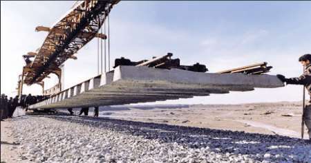 اتصال استان گیلان به شبکه ریلی کشور بااتمام ساخت راه آهن قزوین -رشت