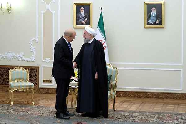 دیدار وزیر امور خارجه فرانسه با رییس جمهور ایران
