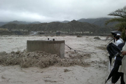 نیکشهر در سیستان و بلوچستان غرق در سیل