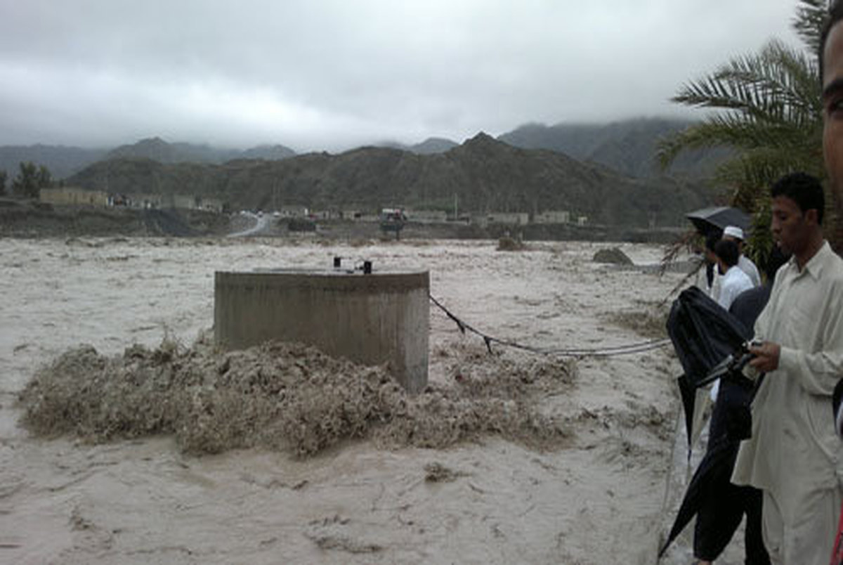 نیکشهر در سیستان و بلوچستان غرق در سیل