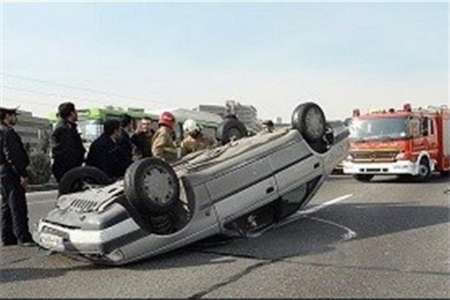 واژگونی خودرو در آزادراه زنجان - تبریز یک کشته برجا گذاشت
