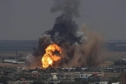 حمله هوایی صهیونیست‌ها به شمال غزه