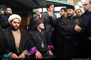  مراسم وداع با پیکر آیت الله هاشمی رفسنجانی(ره) در حسینیه جماران