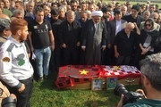 گزارش مراسم خاکسپاری ابراهیم آشتیانی + حاشیه و تصاویر