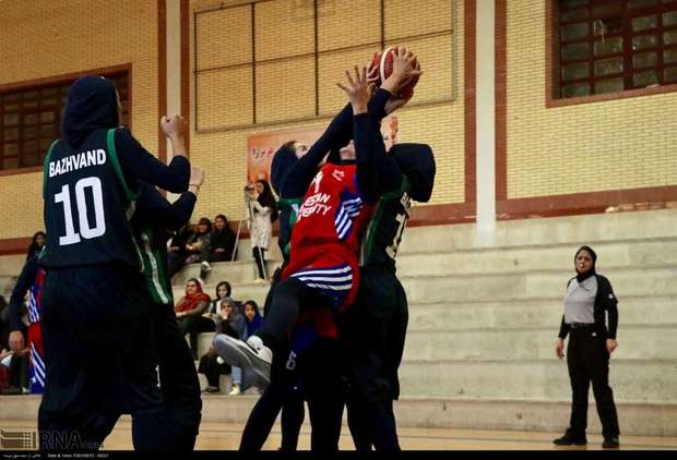 لیگ برتر بسکتبال زنان  گلستان مغلوب دانشگاه آزاد شد