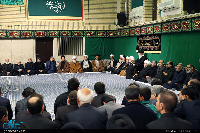 آخرین شب مراسم عزاداری حضرت فاطمه‌زهرا(س) در حسینیه امام خمینی 