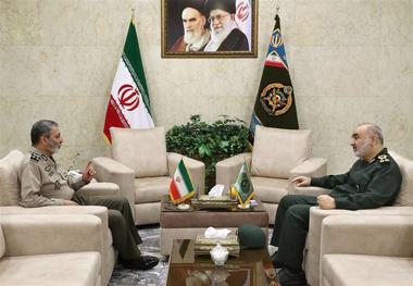 دیدار فرماندهان سپاه و ارتش+ عکس
