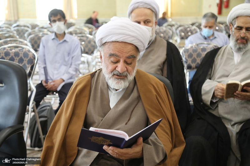 مراسم چهلمین روز درگذشت همسر آیت الله العظمی جوادی آملی‎‎