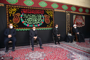 مراسم عزاداری حضرت سید الشهدا(ع) با حضور روحانی