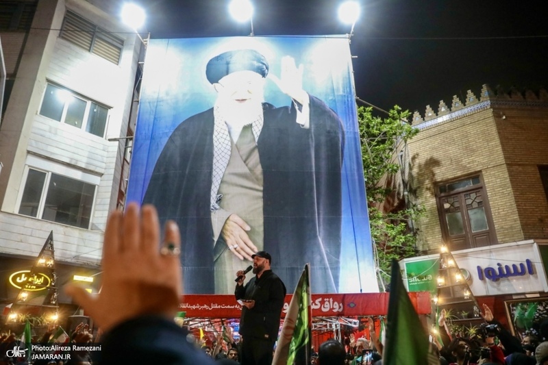 پنجاه و هشتمين اجتماع پر شور مردم در خيابان شهيد كشور دوست