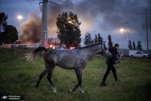 تصاویر رویترز از حملات ایران