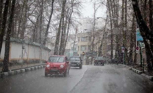 بارش برف و مه آلودگی در ارتفاعات استان تهران پیش بینی می شود