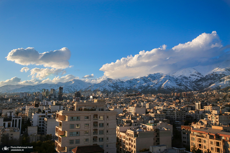 آسمان بی نظیر امروز تهران