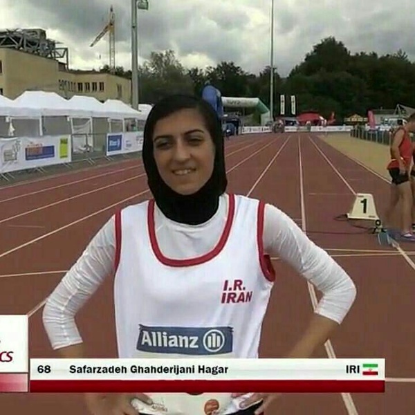 صفرزاده به مدال برنز دوی 100 متر بانوان رسید