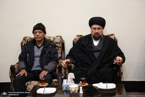 وداع با پیکر مطهر دو شهید مقاومت در حرم مطهر امام خمینی (س)