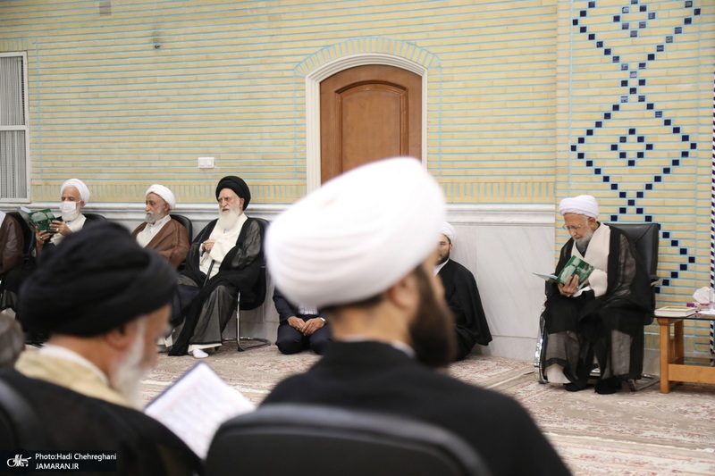 مراسم چهلمین روز درگذشت همسر آیت الله العظمی جوادی آملی‎‎