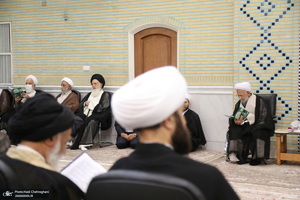 مراسم چهلمین روز درگذشت همسر آیت الله العظمی جوادی آملی‎‎