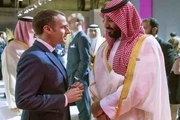 جر و بحث رئیس جمهور فرانسه با بن سلمان +عکس