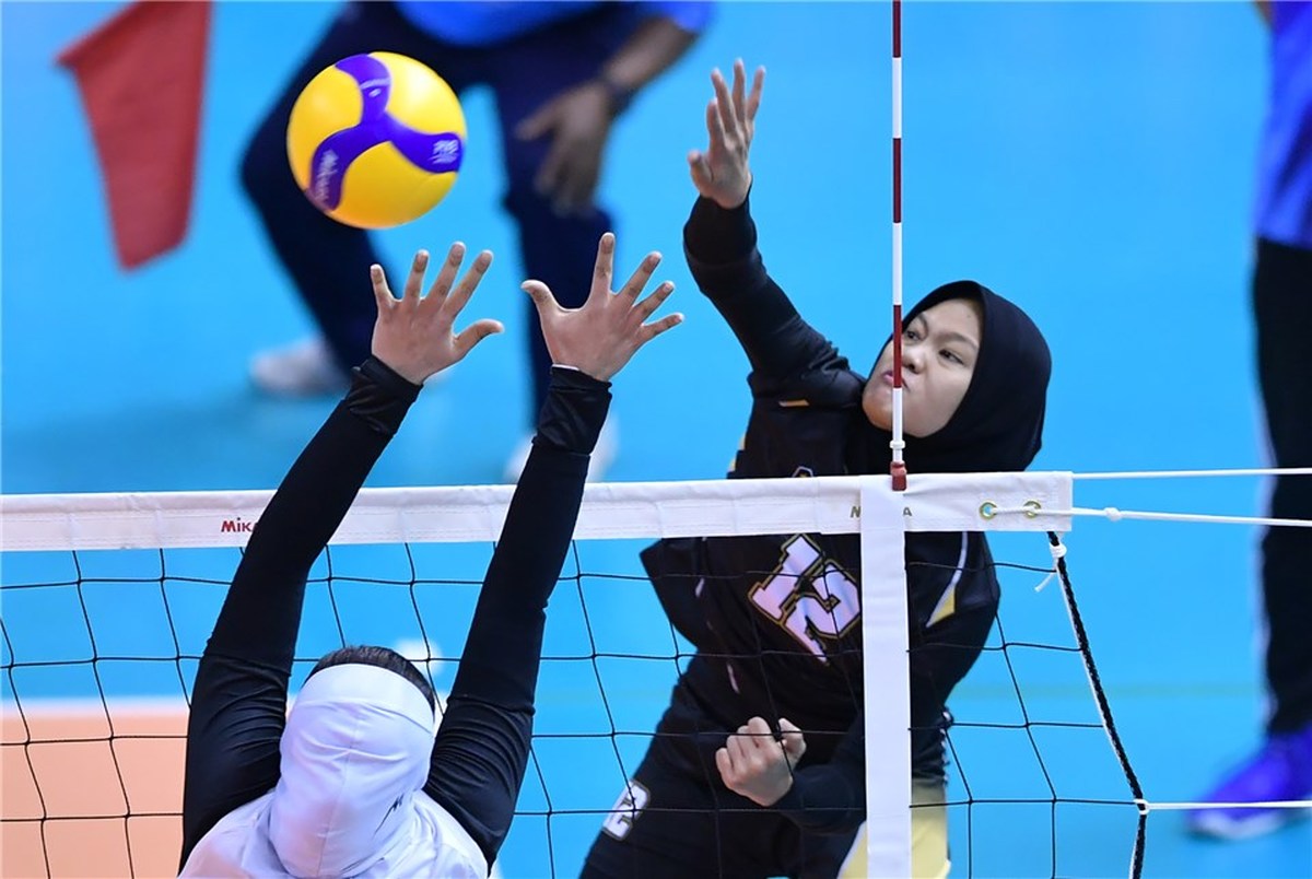 عکس های بازی دختران والیبالیست ایران با اندونزی + فیلم و آمار