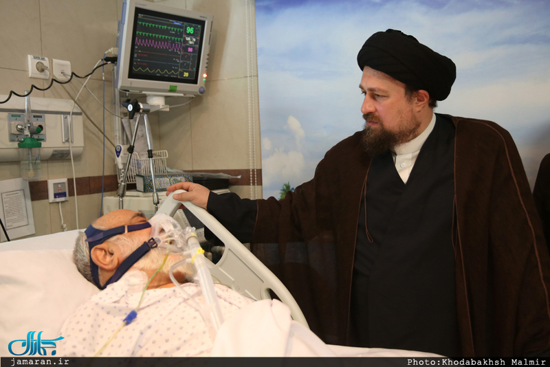 عیادت سید حسن خمینی از حجت الاسلام و المسلمین سید مهدی طباطبایی