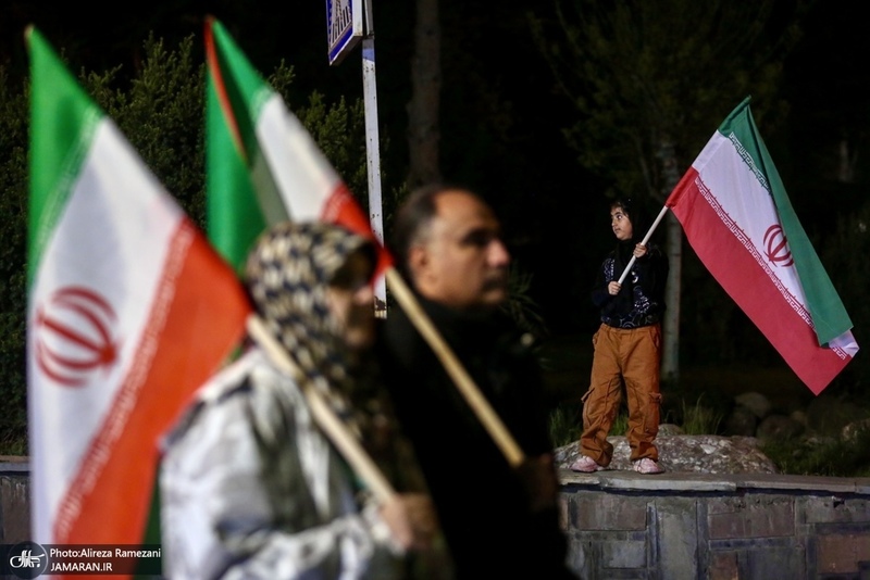 چهل و نهمین شب اجتماع پر شور مردم در لواسان