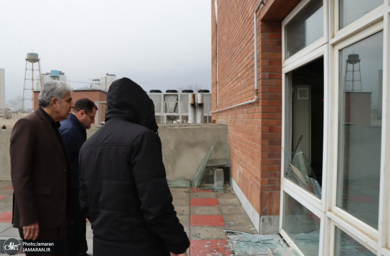 خسارت به دانشگاه علامه طباطبایی