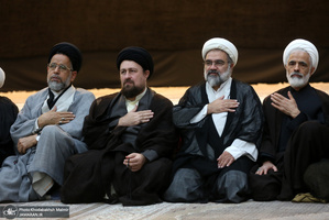 مراسم شب عاشورا در حرم مطهر امام خمینی (س)