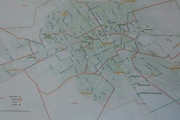 نقشه اطلاعات مکانی ایمنی شهر کرمان تهیه شد
