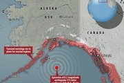 زلزله 8.2 ریشتری در آلاسکا و احتمال وقوع سونامی 