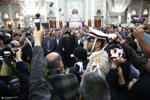 مراسم تجدیدمیثاق دانشگاهیان با آرمان‌های امام خمینی (س)