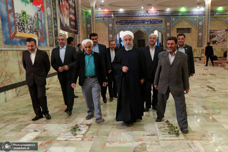 سفر رئیس جمهور به زادگاهش به روایت تصویر