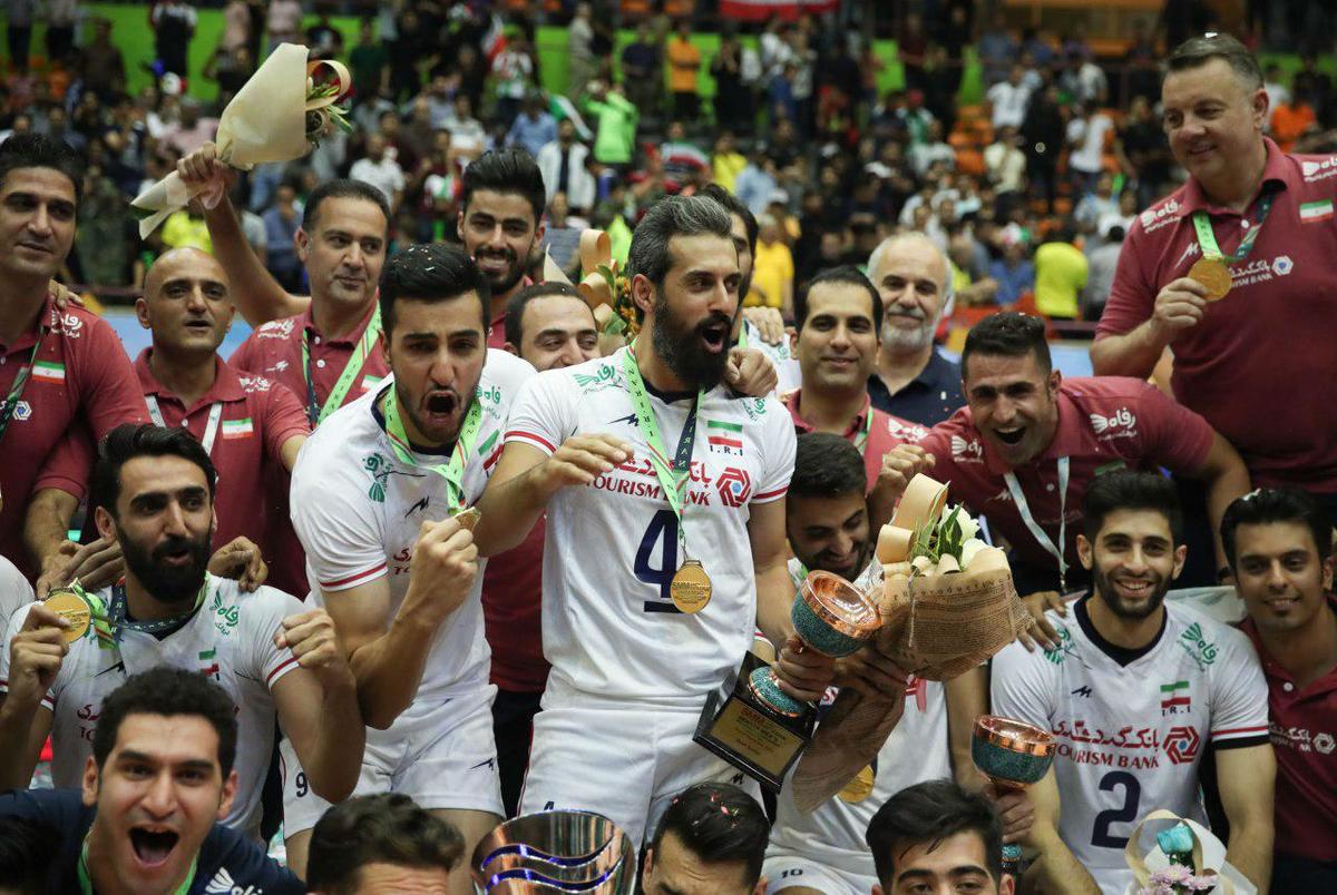 گزارش تصویری قهرمانی تیم ملی والیبال ایران در آسیا