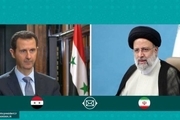 رئیسی به بشار اسد تبریک گفت