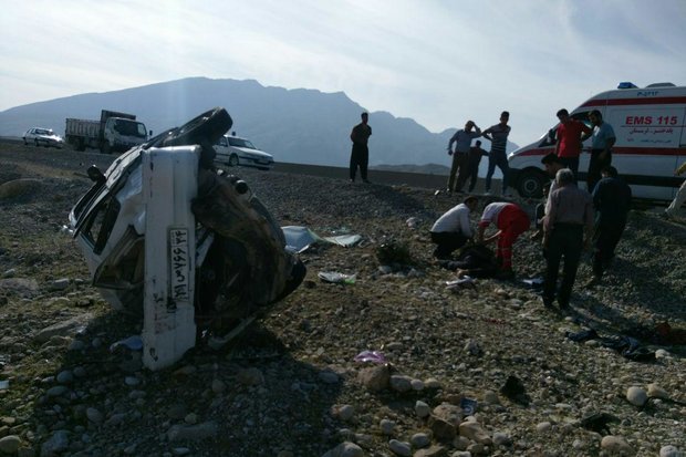 سرعت بالای پراید در جاده مهران منجر به مرگ یک نفر شد