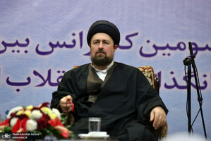 دیدار مهمانان سی و سومین کنفرانس وحدت اسلامی با سید حسن خمینی