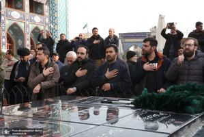 مراسم تشييع شهيد درياسالار علی شمخانی در امام زاده صالح (ع)