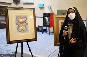 مراسم رونمایی از 10 اثر هنری در حسینیه جماران