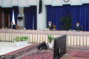 جلسه شورای عالی هماهنگی اقتصادی با حضور روحانی، رئیسی و قالیباف