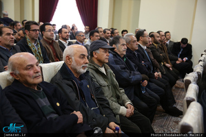 دیدار وزیر و معاونان وزارت فرهنگ و ارشاد اسلامی و جمعی از هنرمندان با سید حسن خمینی