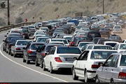 آخرین وضعیت ترافیکی جاده‌های کشور   محور کرج -چالوس سنگین تا محدوده بیلقان
