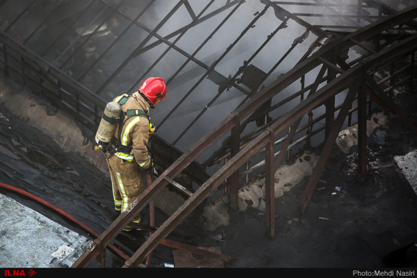 آتش‌سوزی در مخزن 2000 لیتری متانول در مشهد