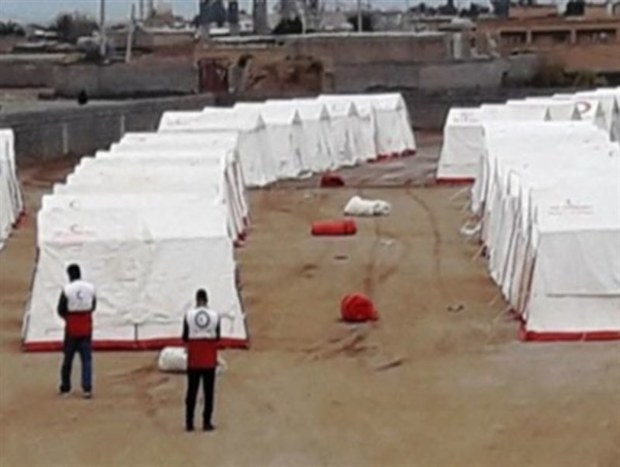 6 اردوگاه اسکان اضطراری سیل در خوزستان راه اندازی شد